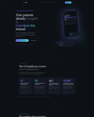 Healthcare Software & SaaS Complete Professional Website Template