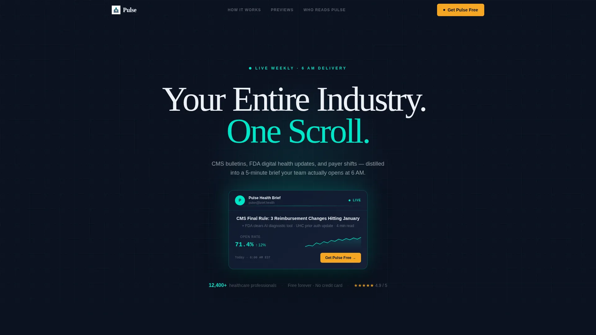 Healthcare Email Marketing Specialist Privacy Policy Website Template