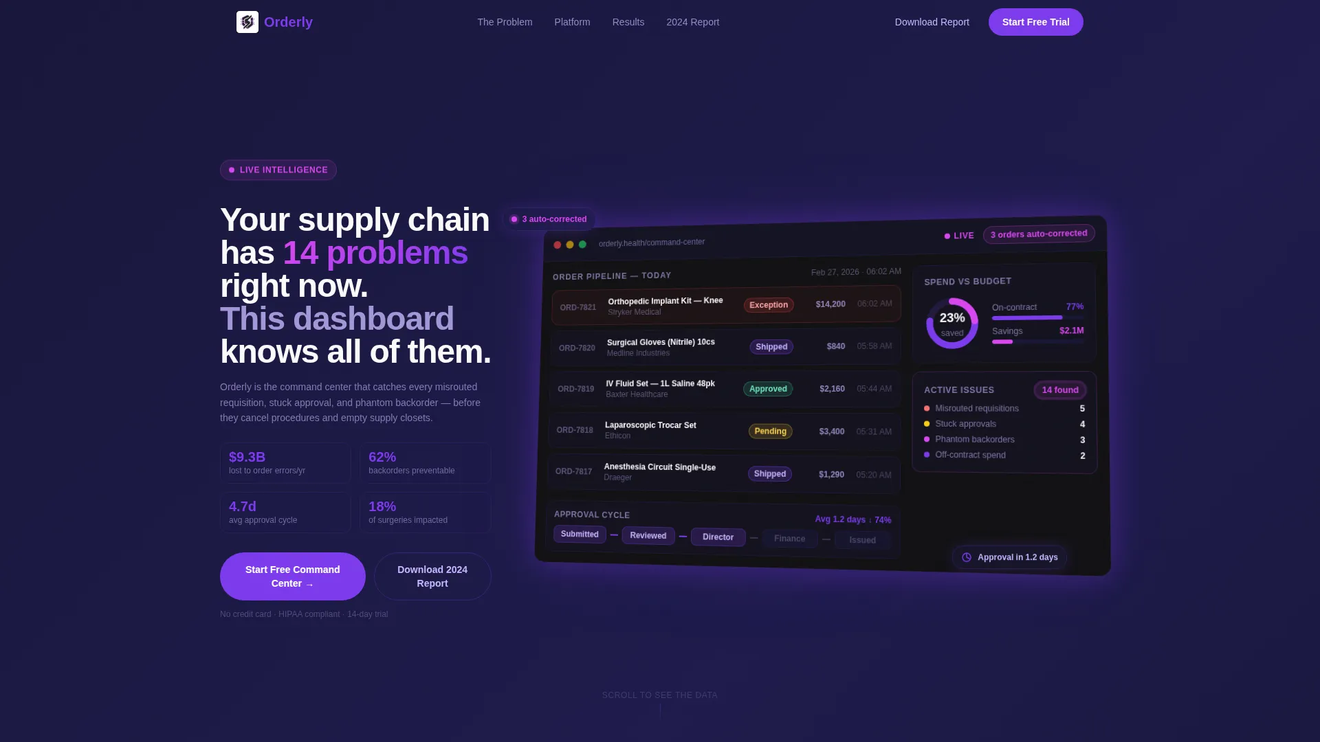 Healthcare Software Specialist Professional Website Template
