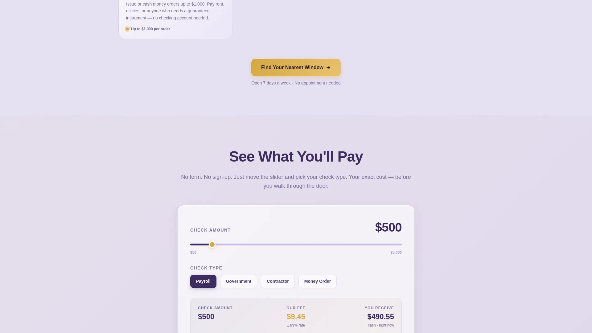 Local Brick & Mortar Business Pricing & Packages Website Template