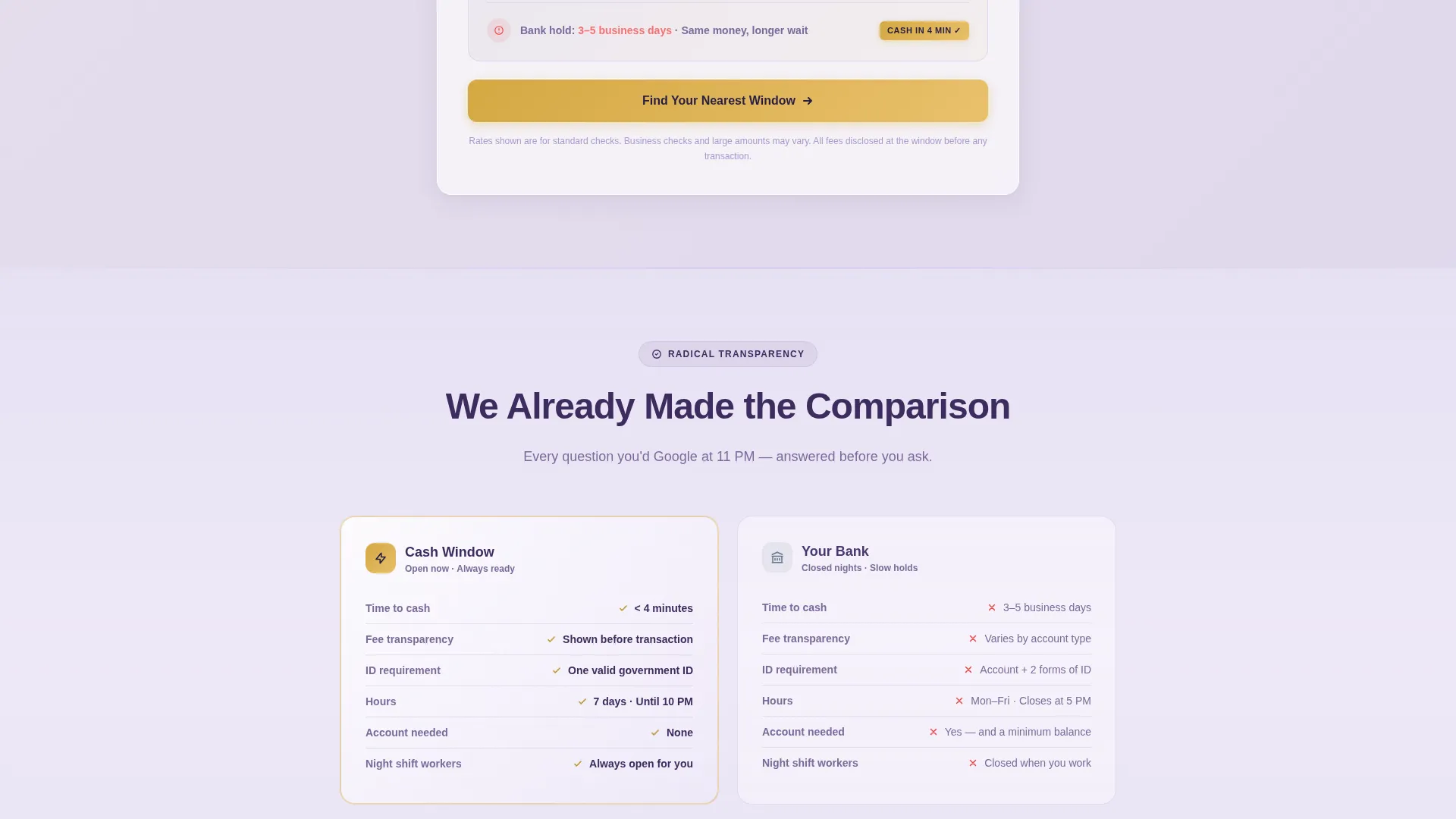 Local Brick & Mortar Business Pricing & Packages Website Template