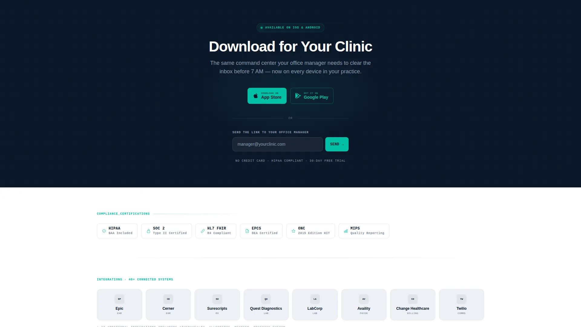 Healthcare Software Advanced Professional Website Template