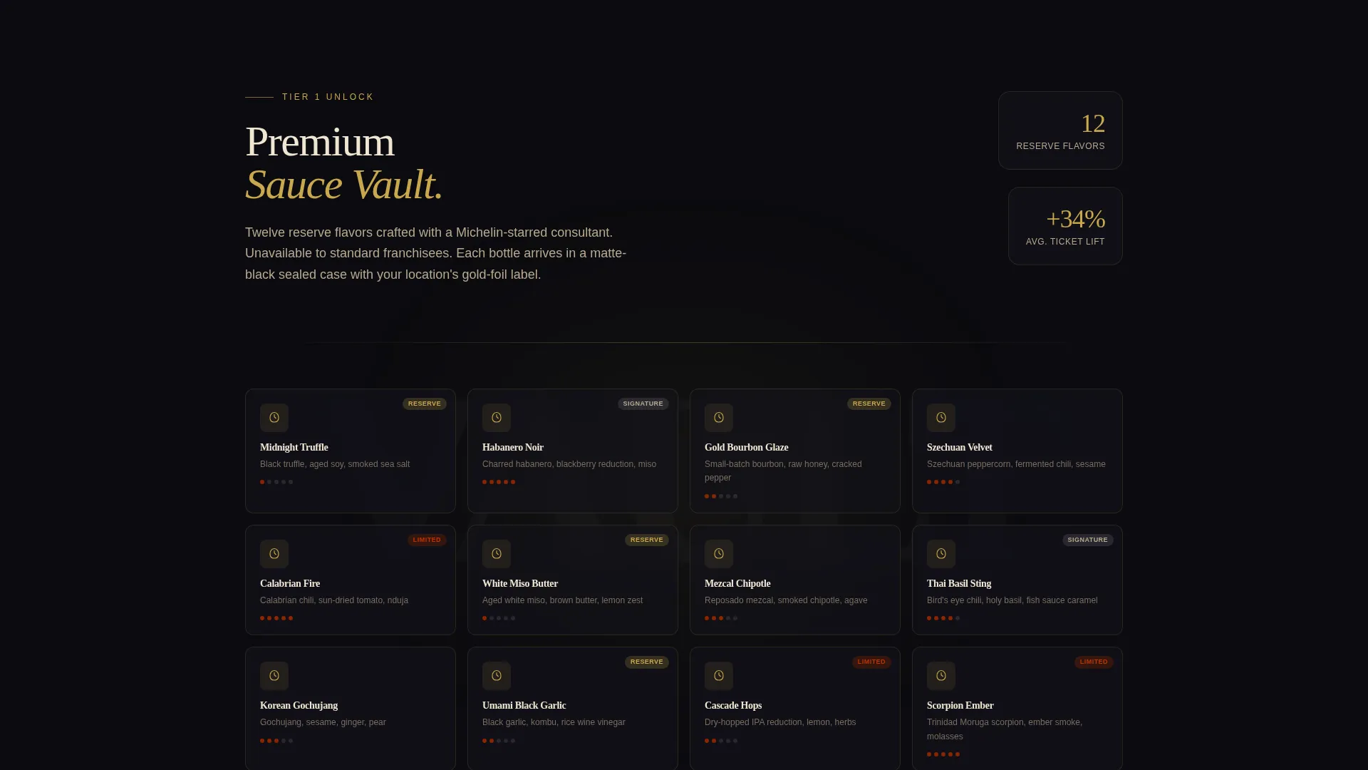 Luxe Franchise Landing Page Template for Upsell