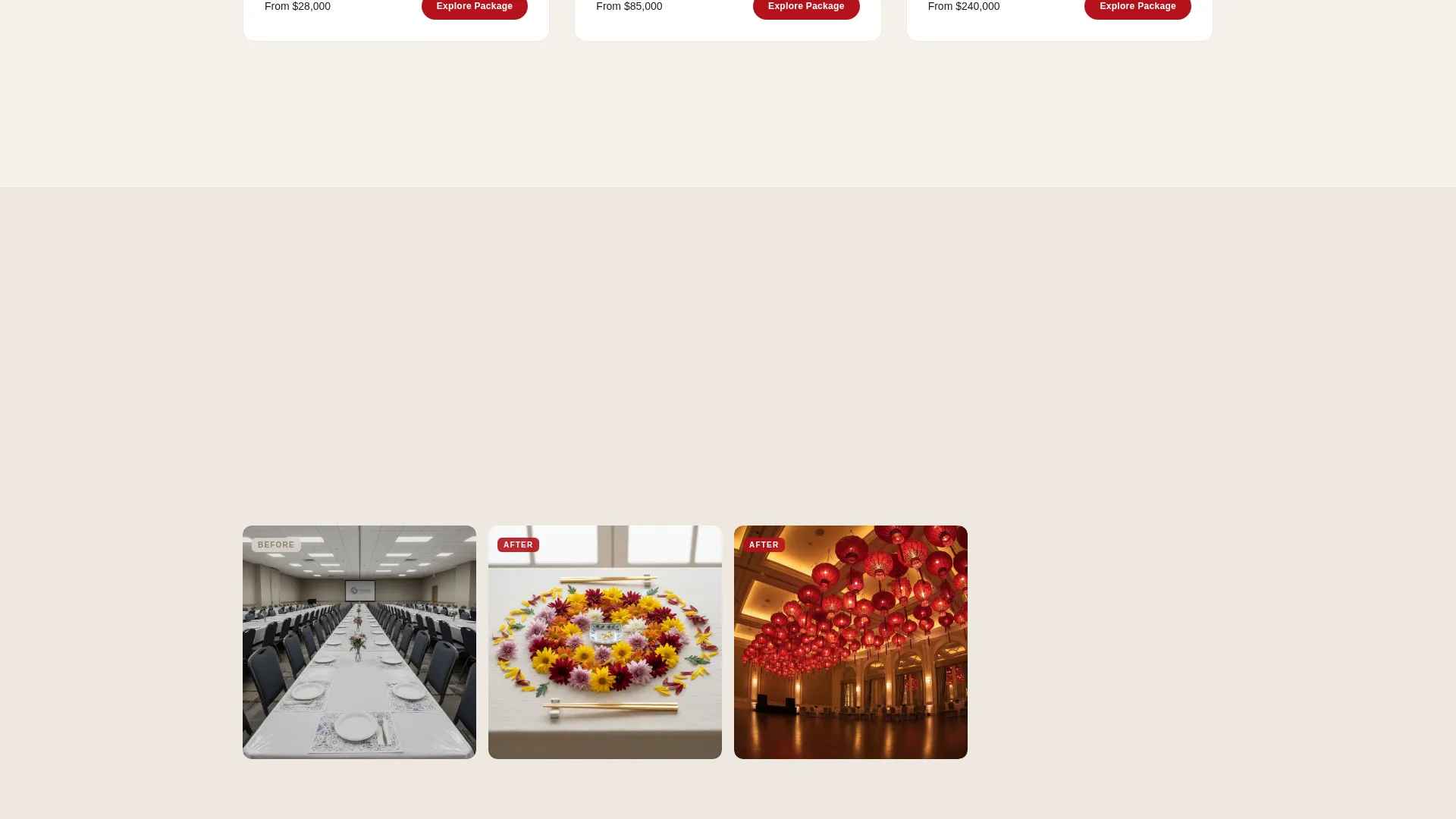 Chinese New Year Event Planner Landing Page Template