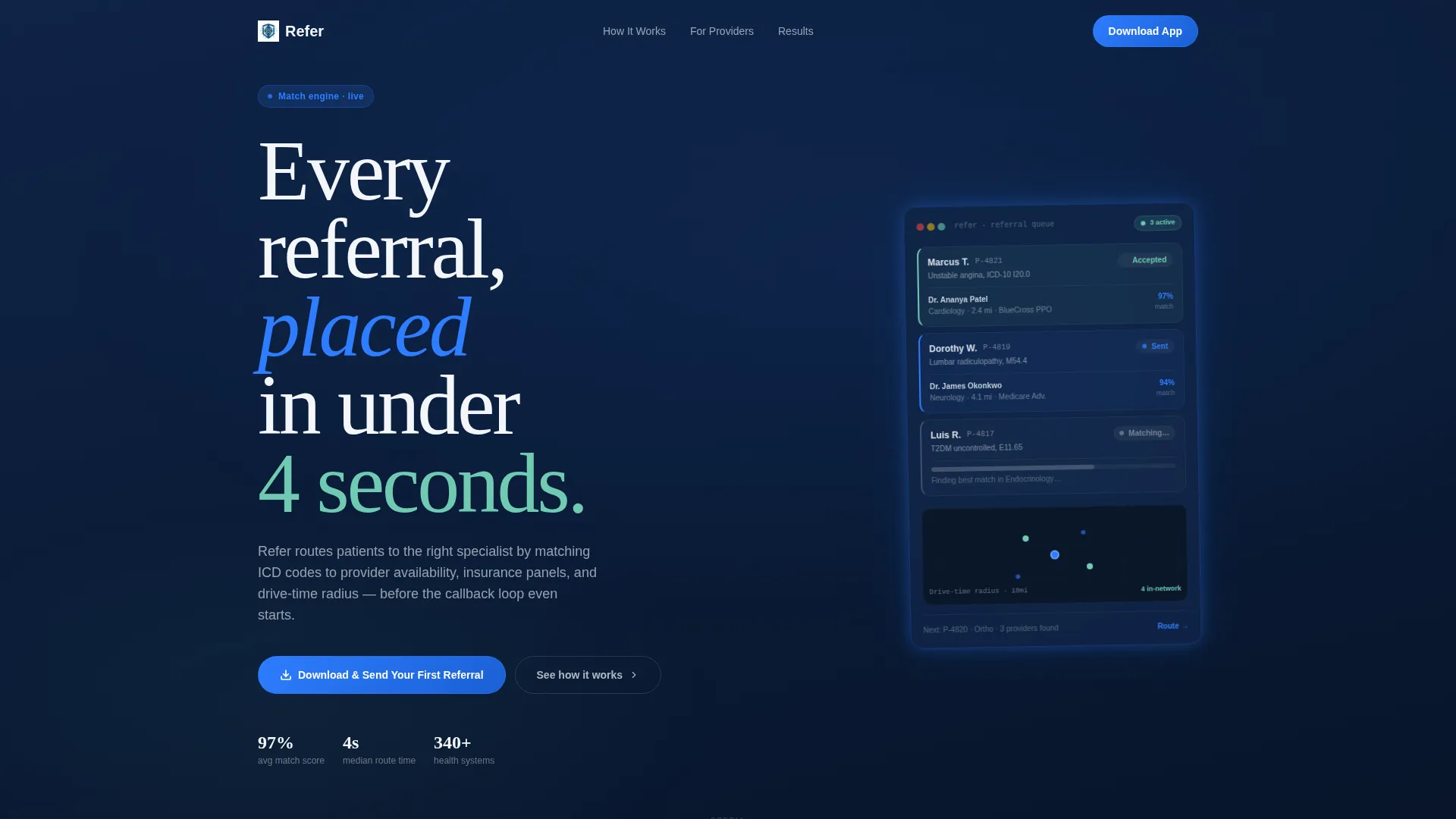 Healthcare Email Marketing Reviews Website Template