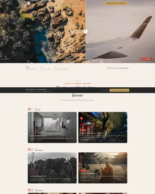Lunar New Year Travel Landing Page Template