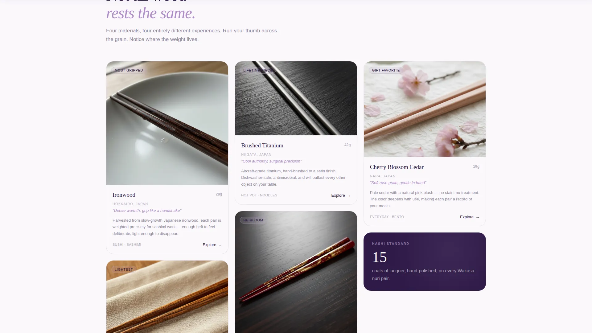Curated Tableware Landing Page Template
