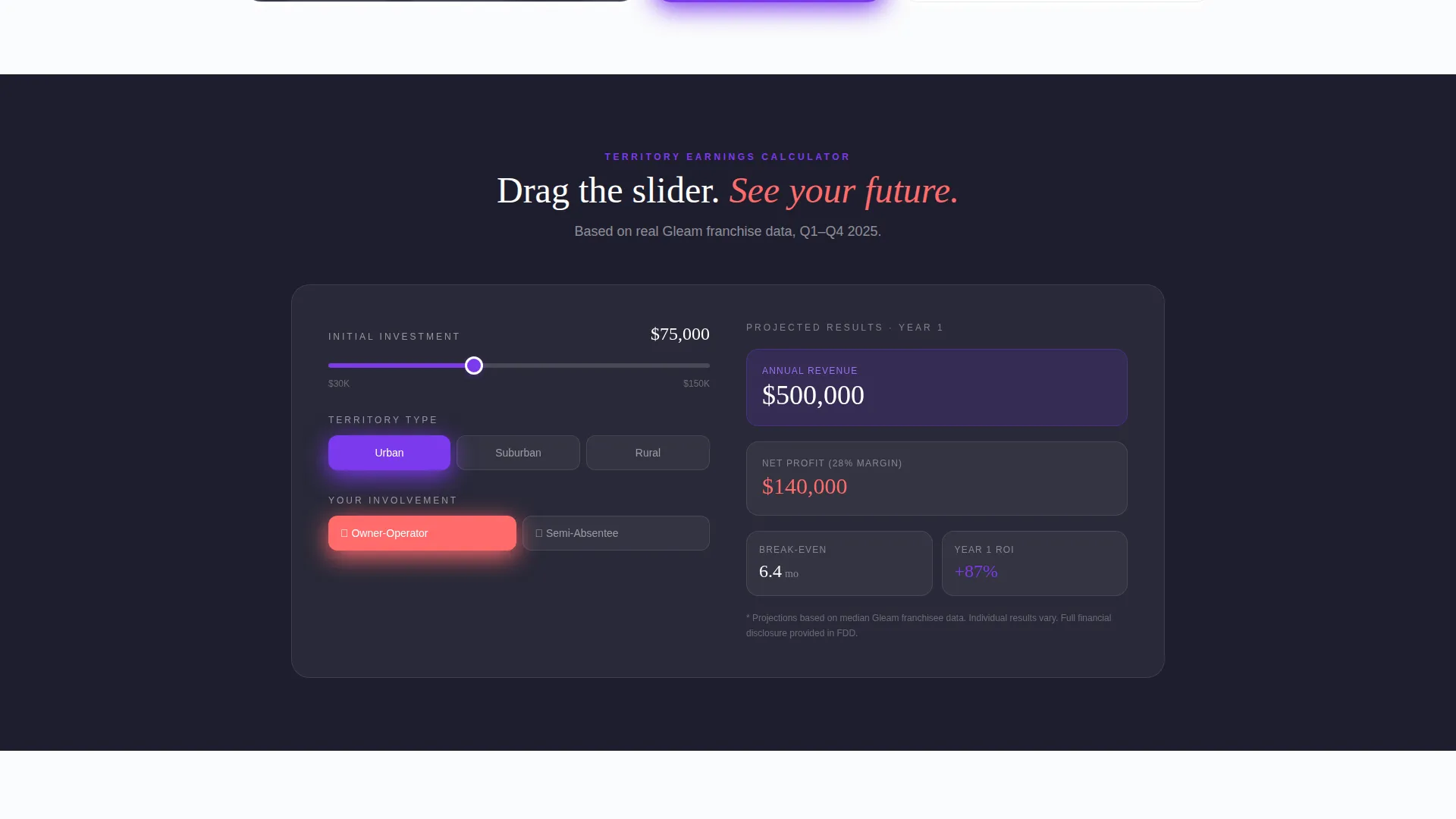 Cleaning Franchise Landing Page Template