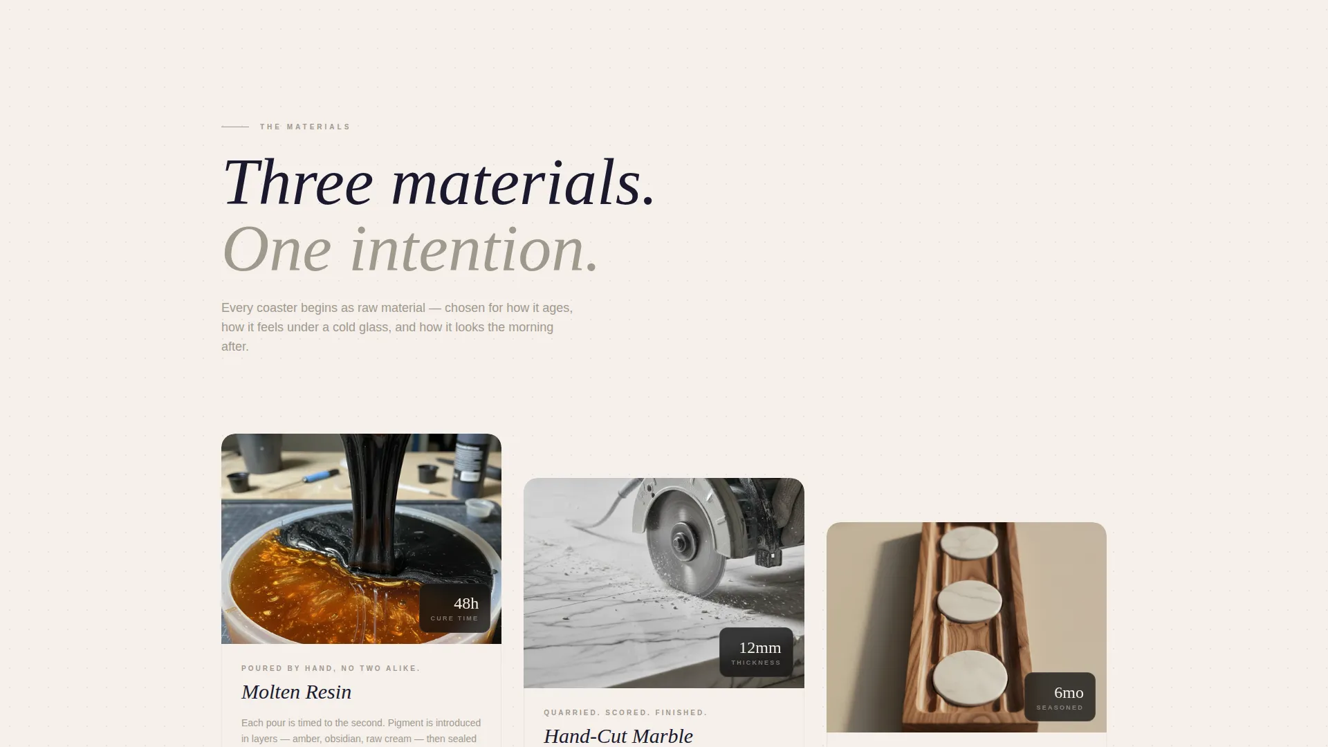 Specialist Coasters & Barware Store Professional Website Template
