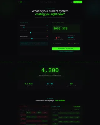 Healthcare Software & SaaS Specialist Cost Calculator Website Template