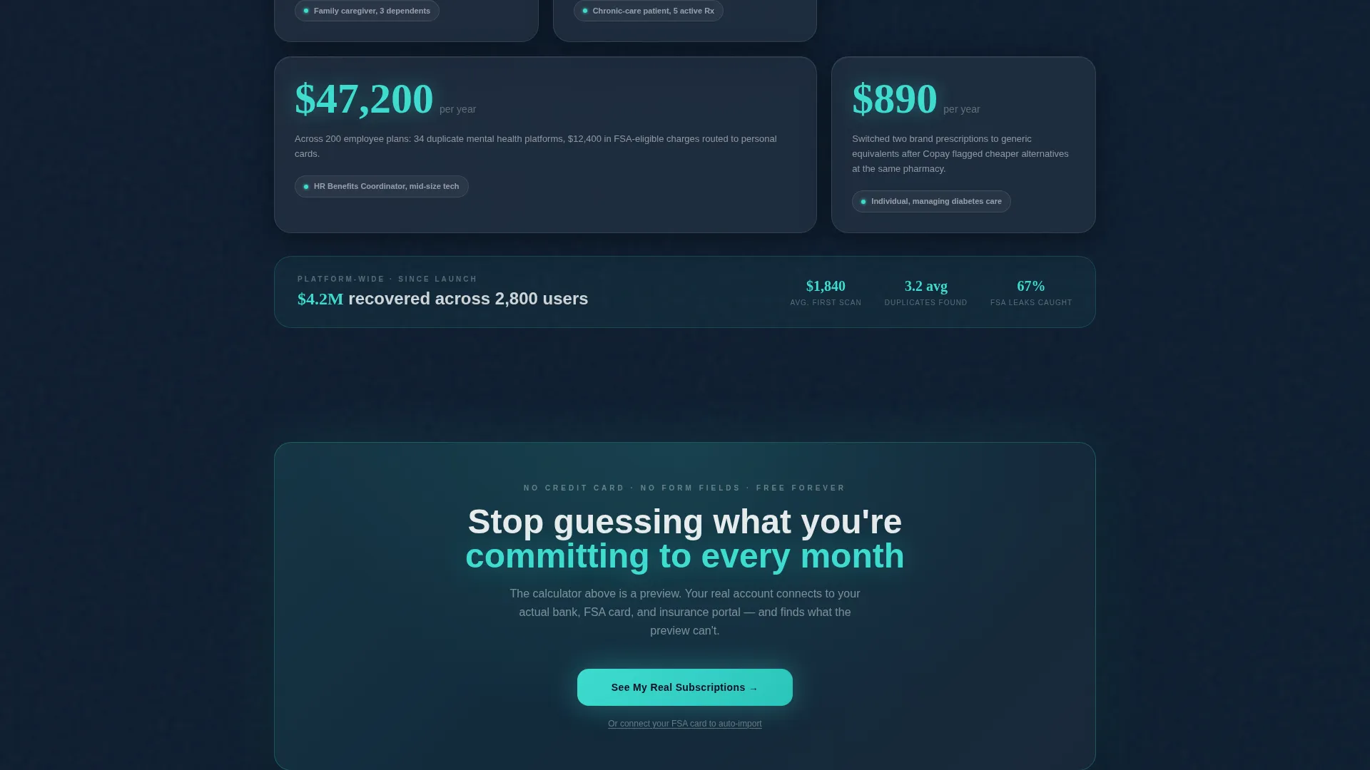 Healthcare Software Complete Cost Calculator Website Template