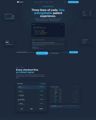 Healthcare Email Marketing Booking Confirmation Website Template