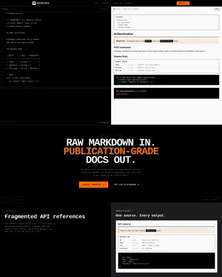 Accessibility Documentation Professional Website Template