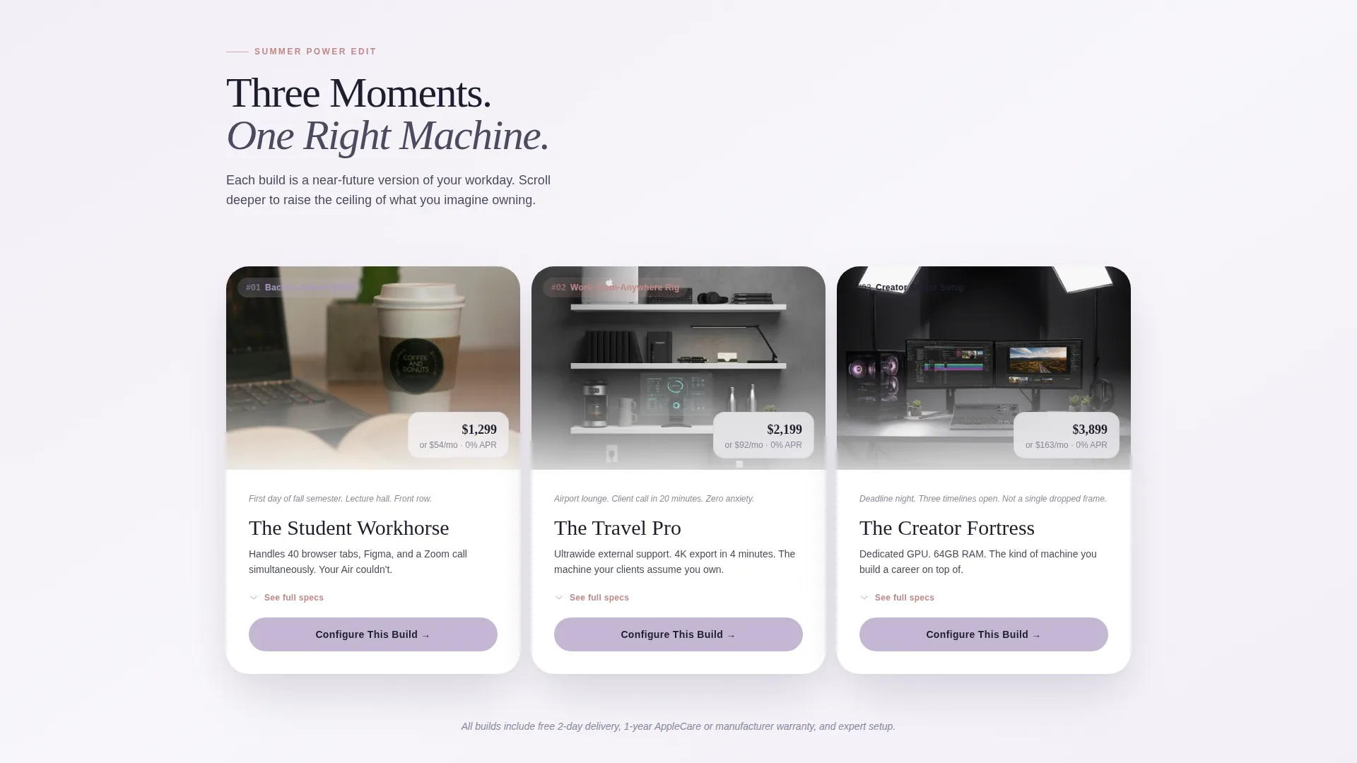 Luxe Computer & Laptop Store Landing Page Template