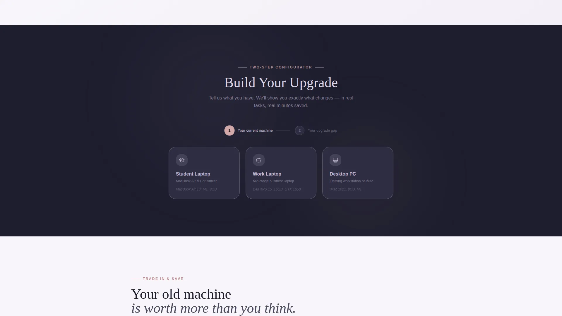 Luxe Computer & Laptop Store Landing Page Template
