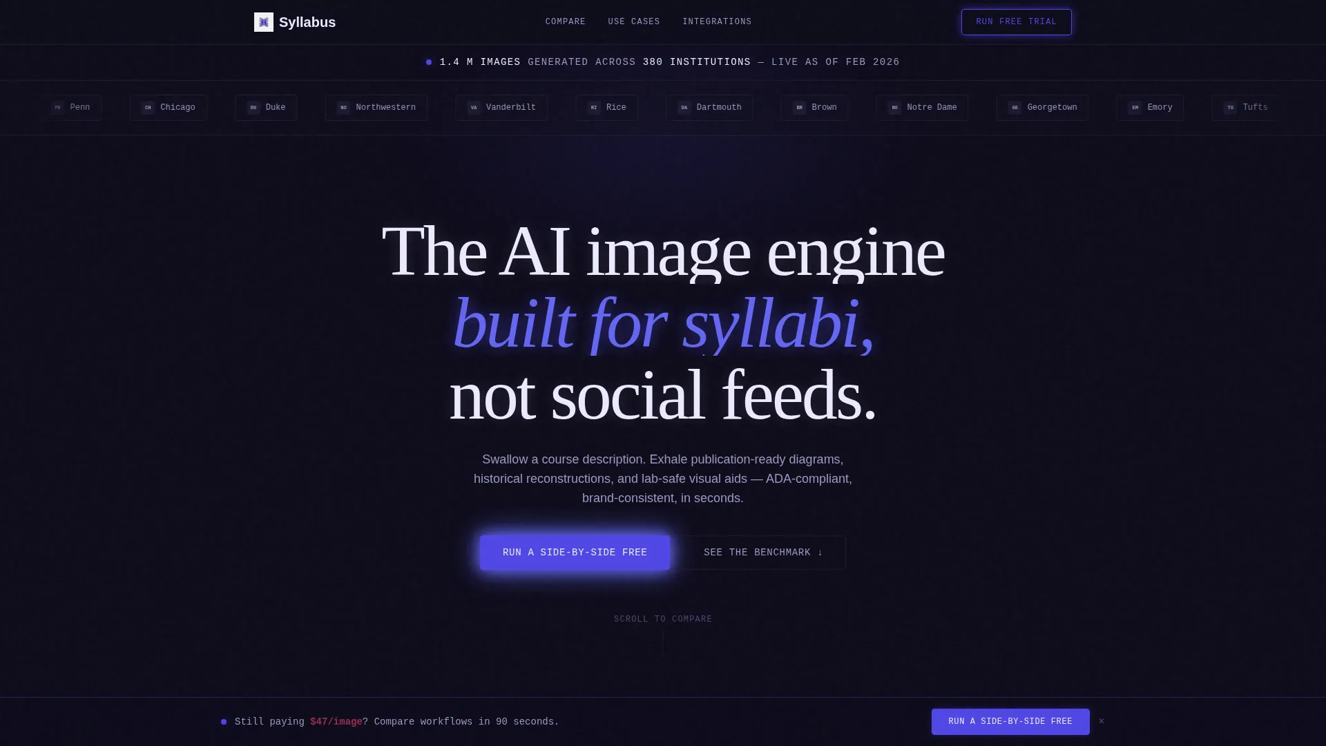 AI for Higher Education Advanced Education Website Template