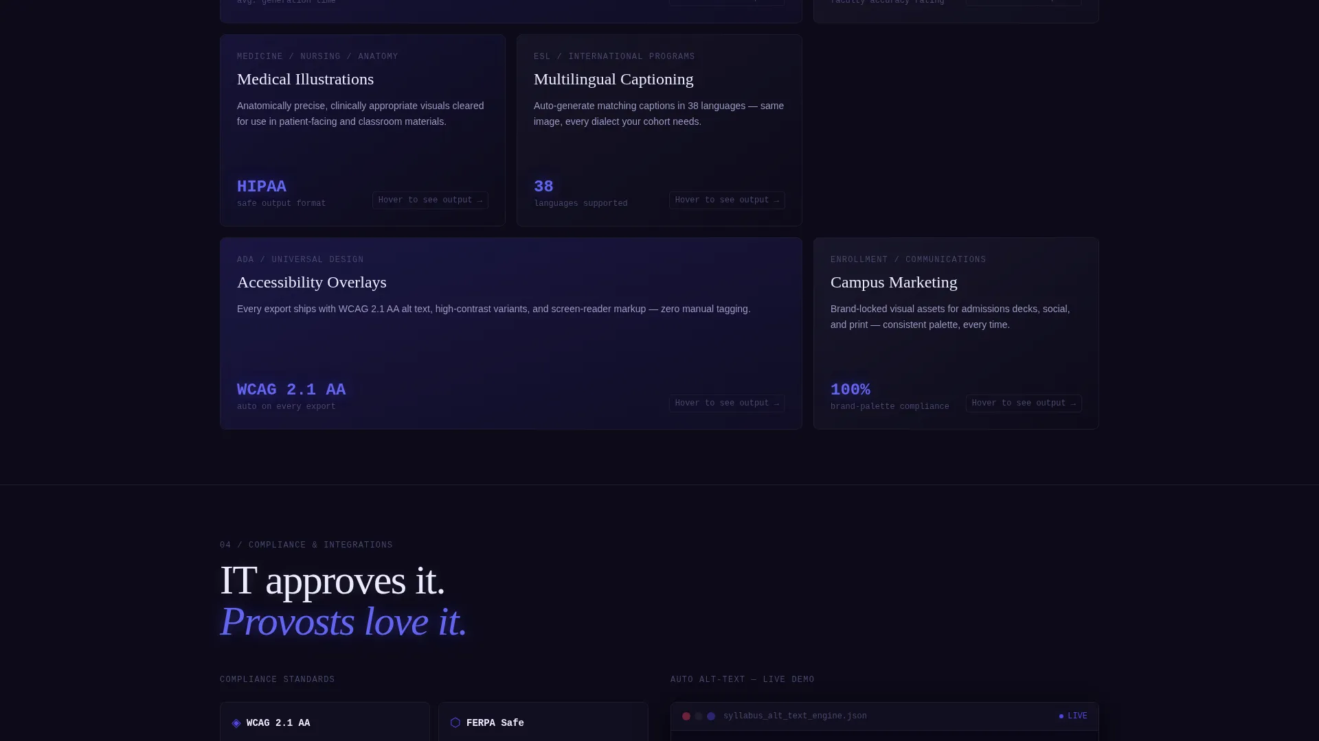 AI for Higher Education Advanced Education Website Template