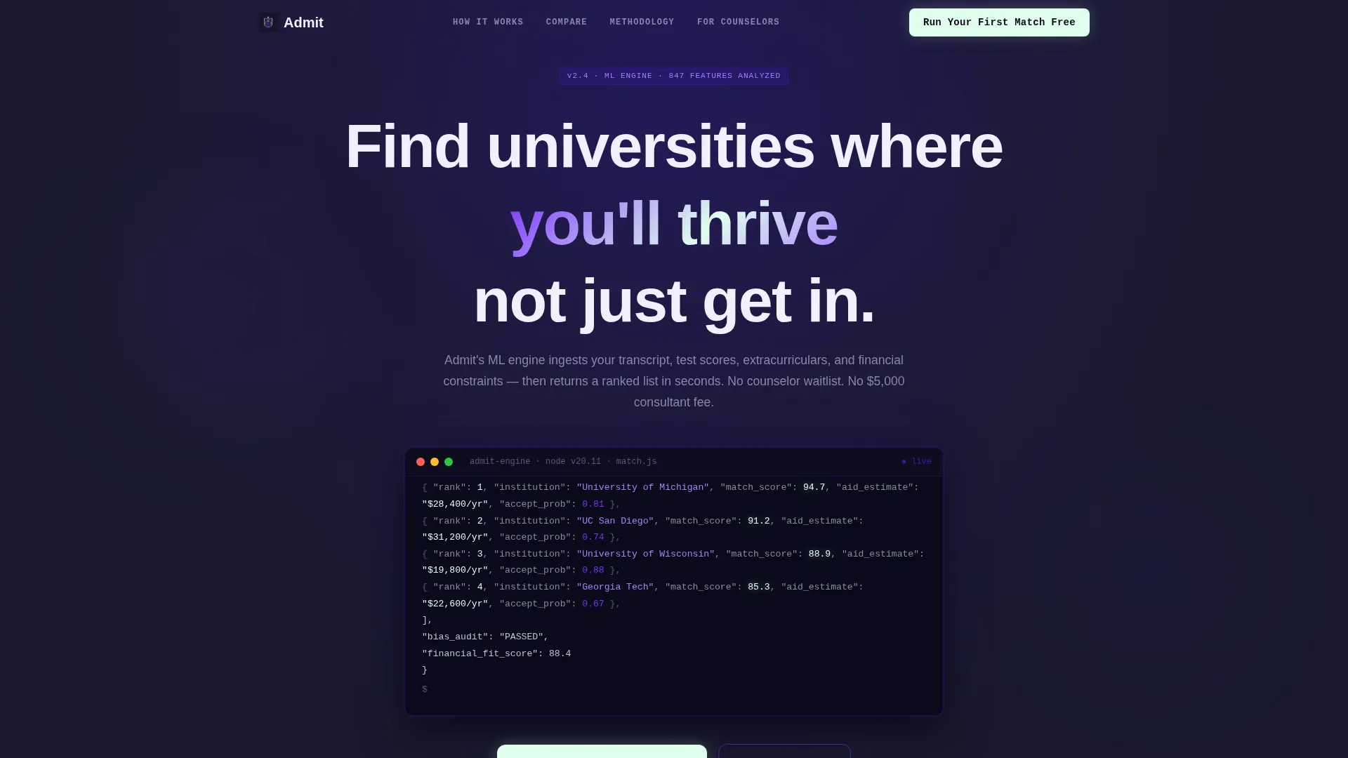 AI for Higher Education Professional Website Template