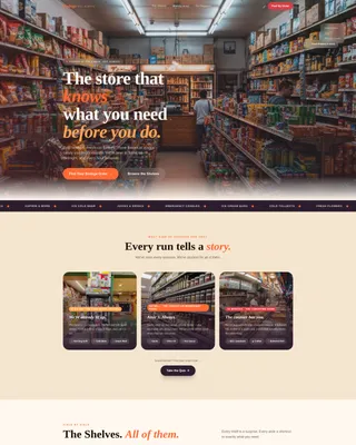 Complete Local Brick & Mortar Business Professional Website Template