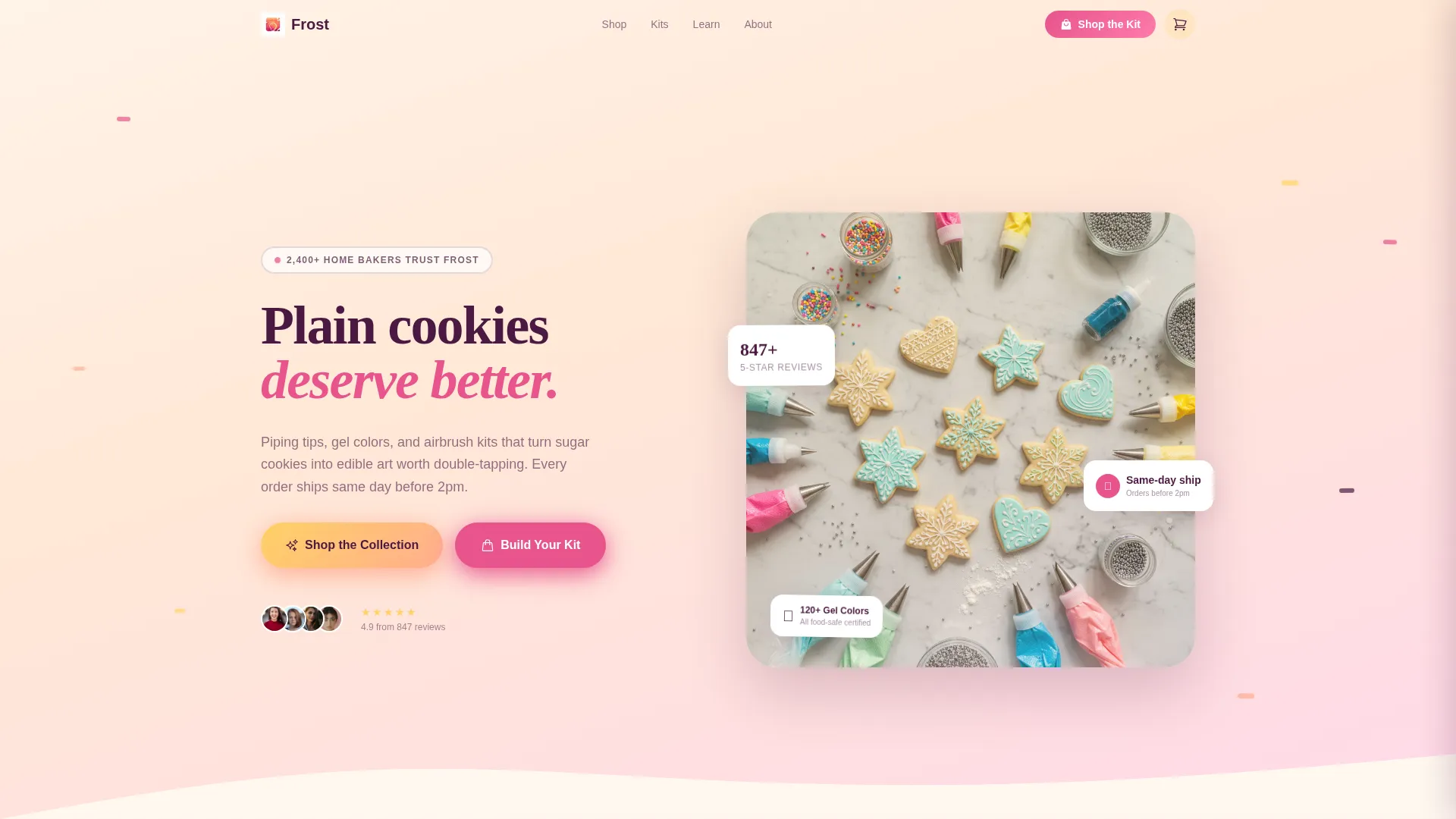 Hobby & Passion Supplies Professional Website Template