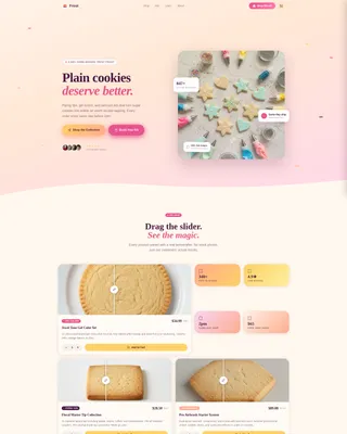 Hobby & Passion Supplies Professional Website Template