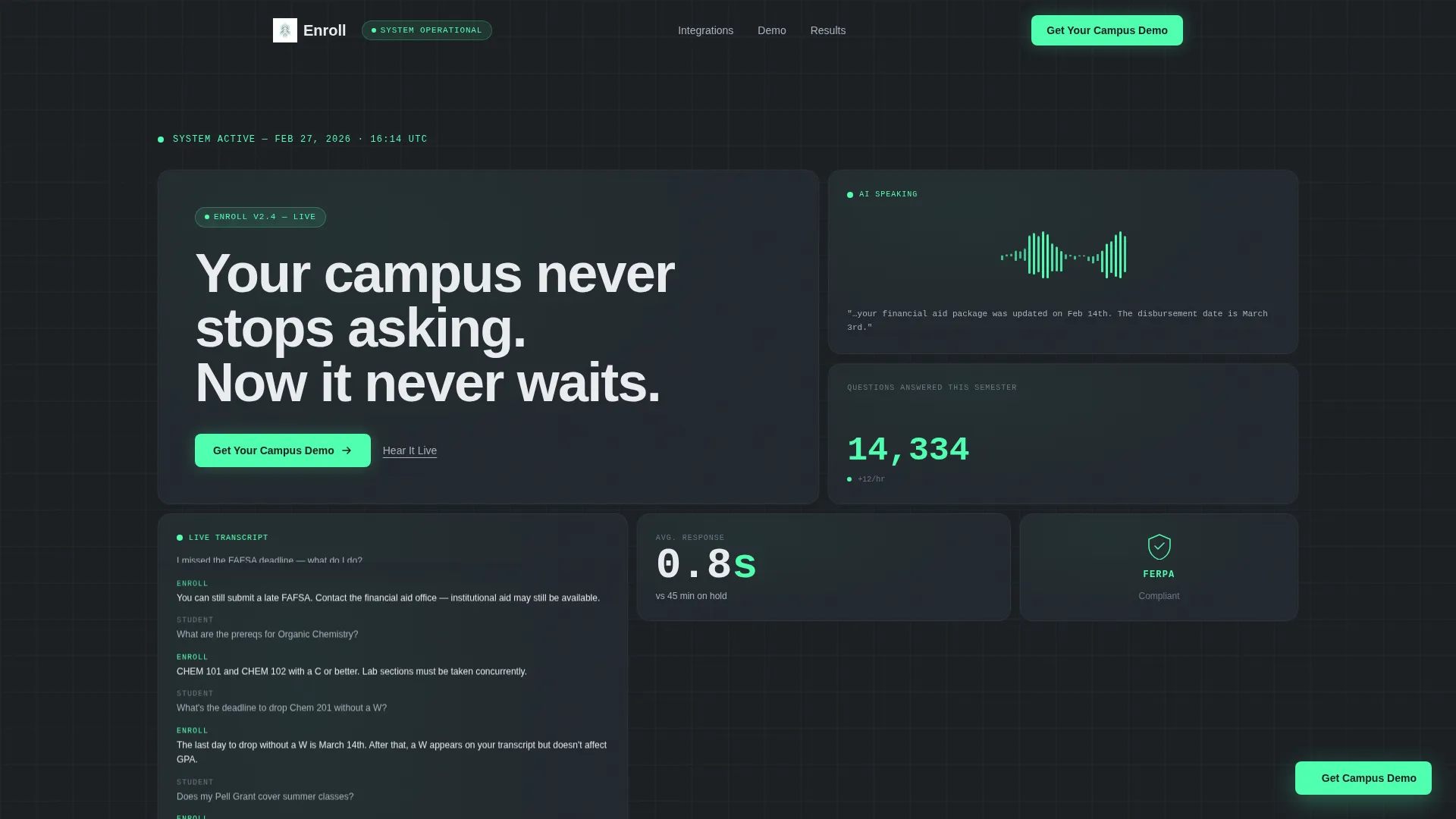 AI for Higher Education Complete Education Website Template
