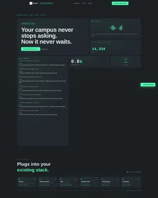 AI for Higher Education Complete Education Website Template