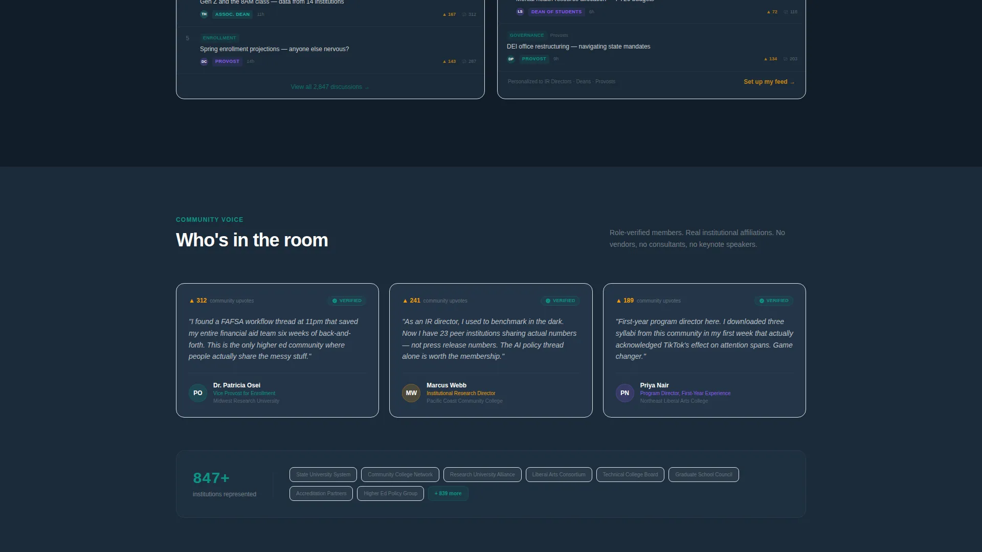 Higher Education Digital Presence Specialist Directory Website Template