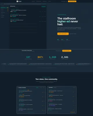 Higher Education Digital Presence Specialist Directory Website Template