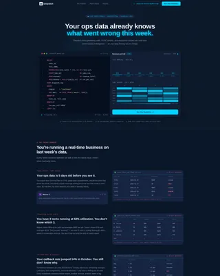 Home Services AI Analytics Landing Page Template