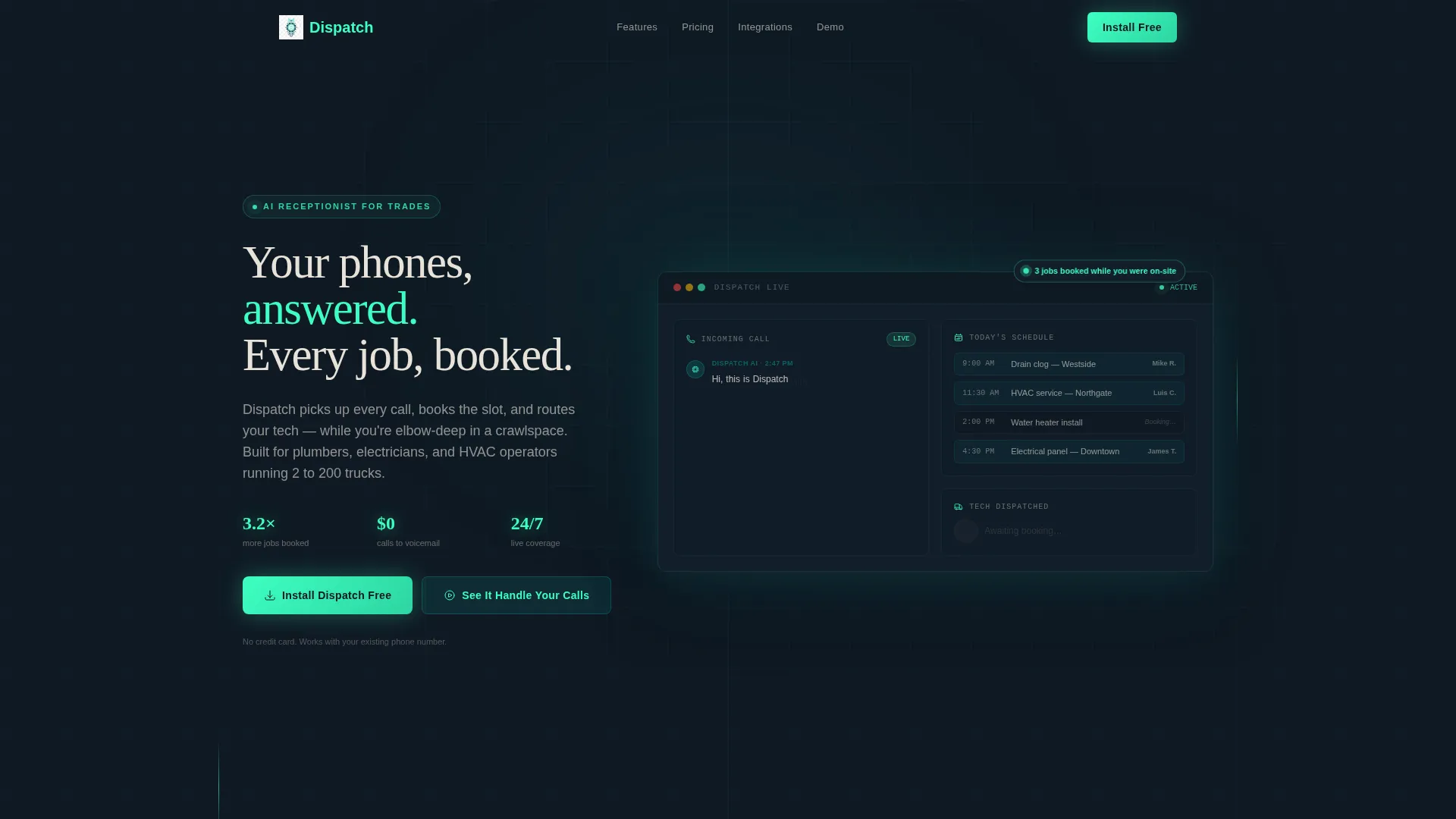 AI for Home Booking Website Template