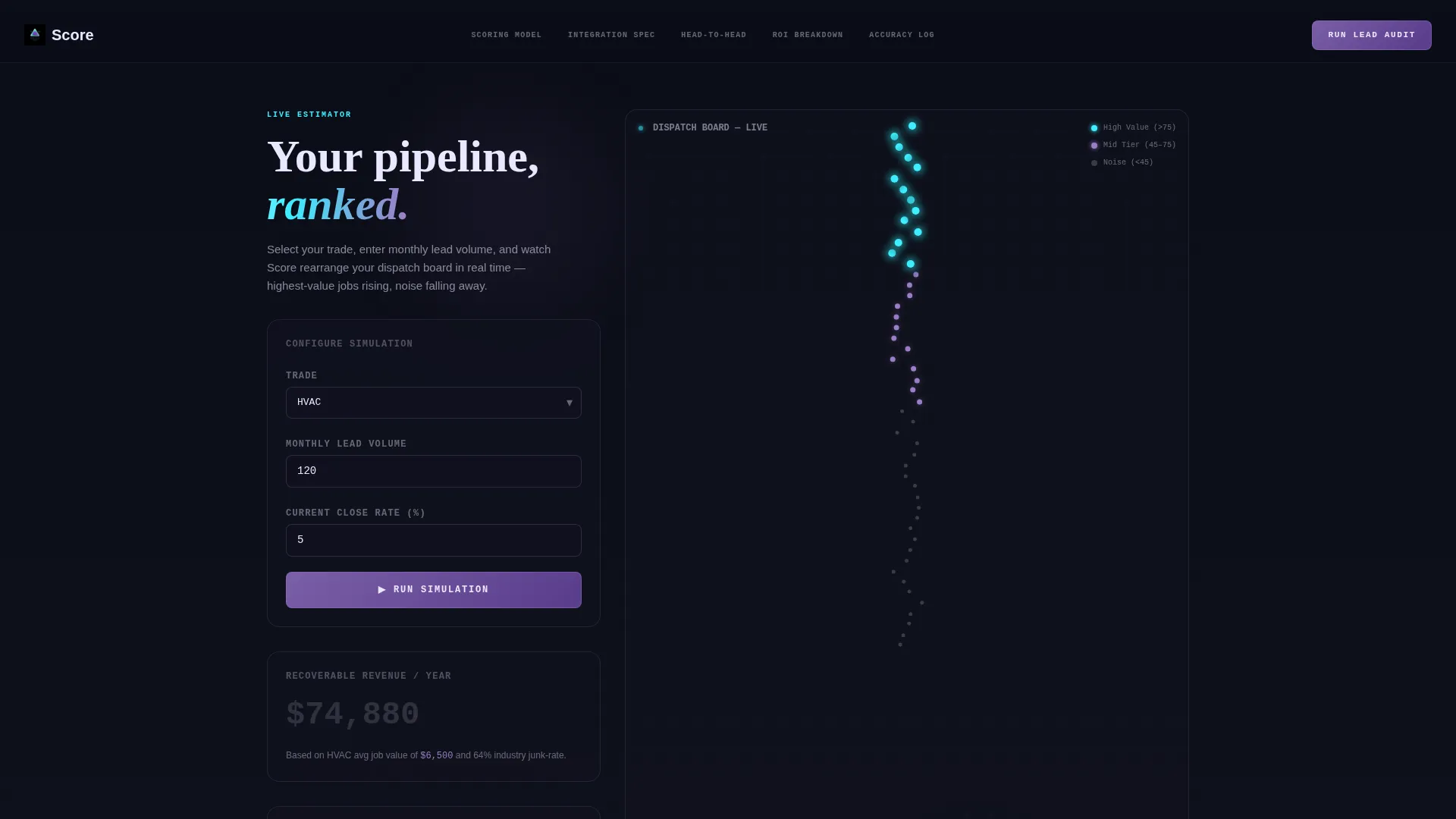 AI for Home Cost Calculator Website Template
