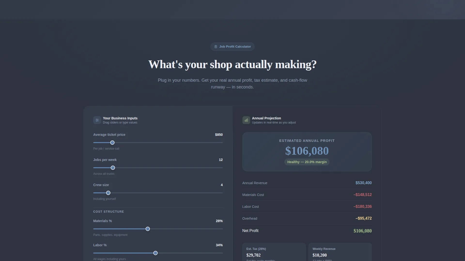 Accounting Operations Landing Page Template