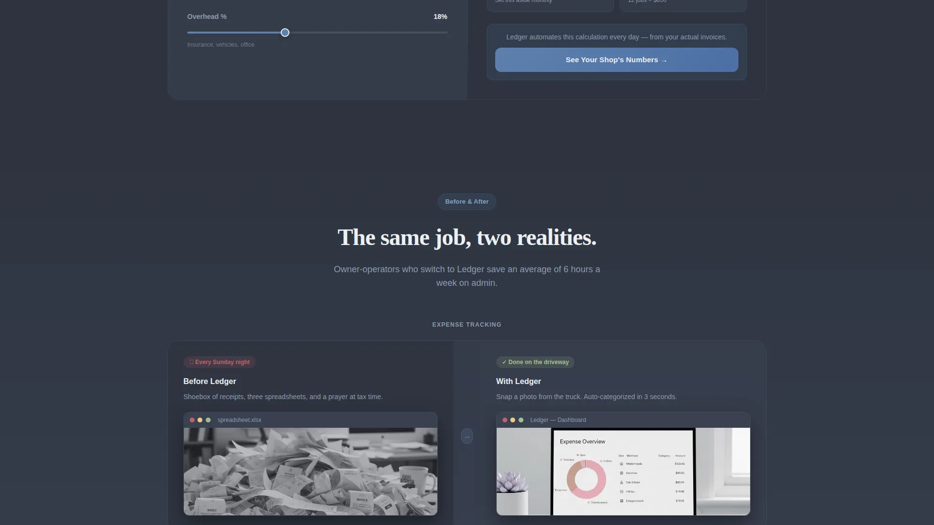 Accounting Operations Landing Page Template