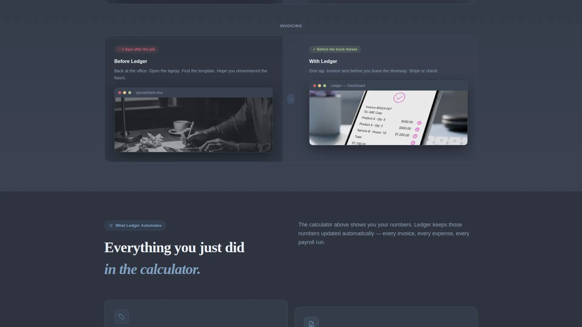 Accounting Operations Landing Page Template
