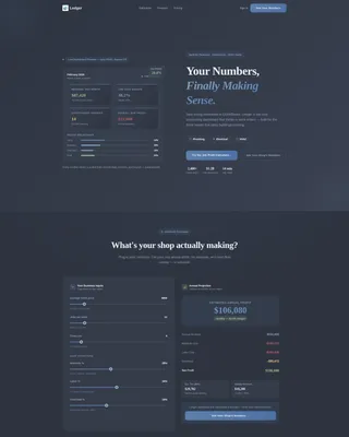 Accounting Operations Landing Page Template