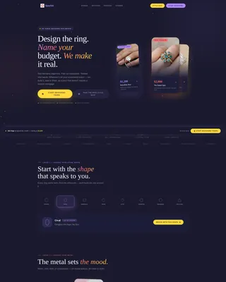 Custom Engagement Ring Landing Page Template