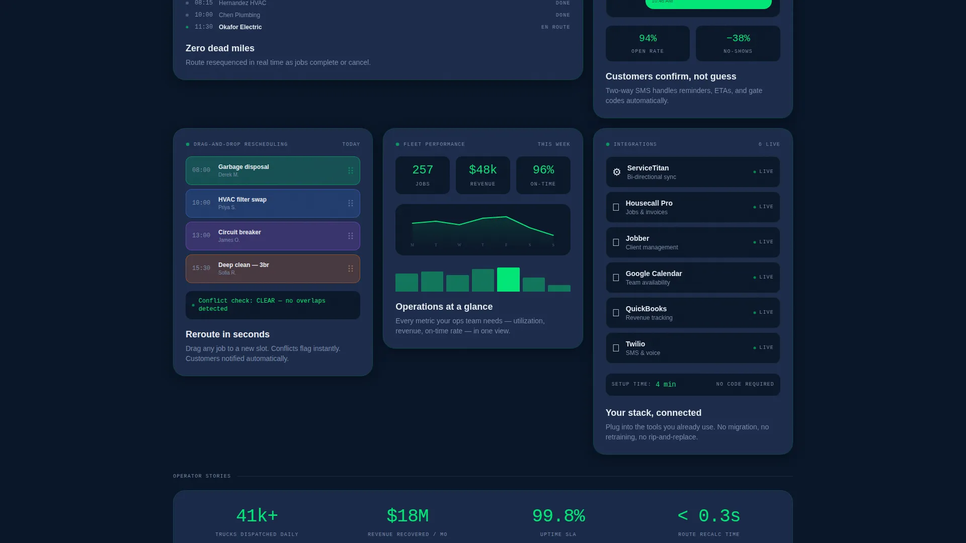 Home Services Software Booking Website Template