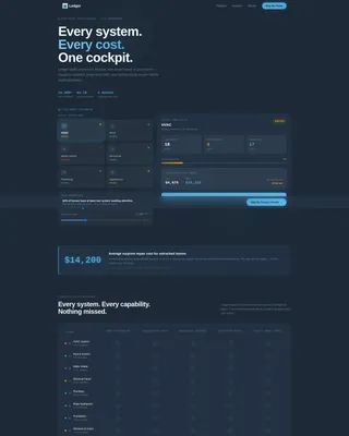 Home Services Asset Management Landing Page Template