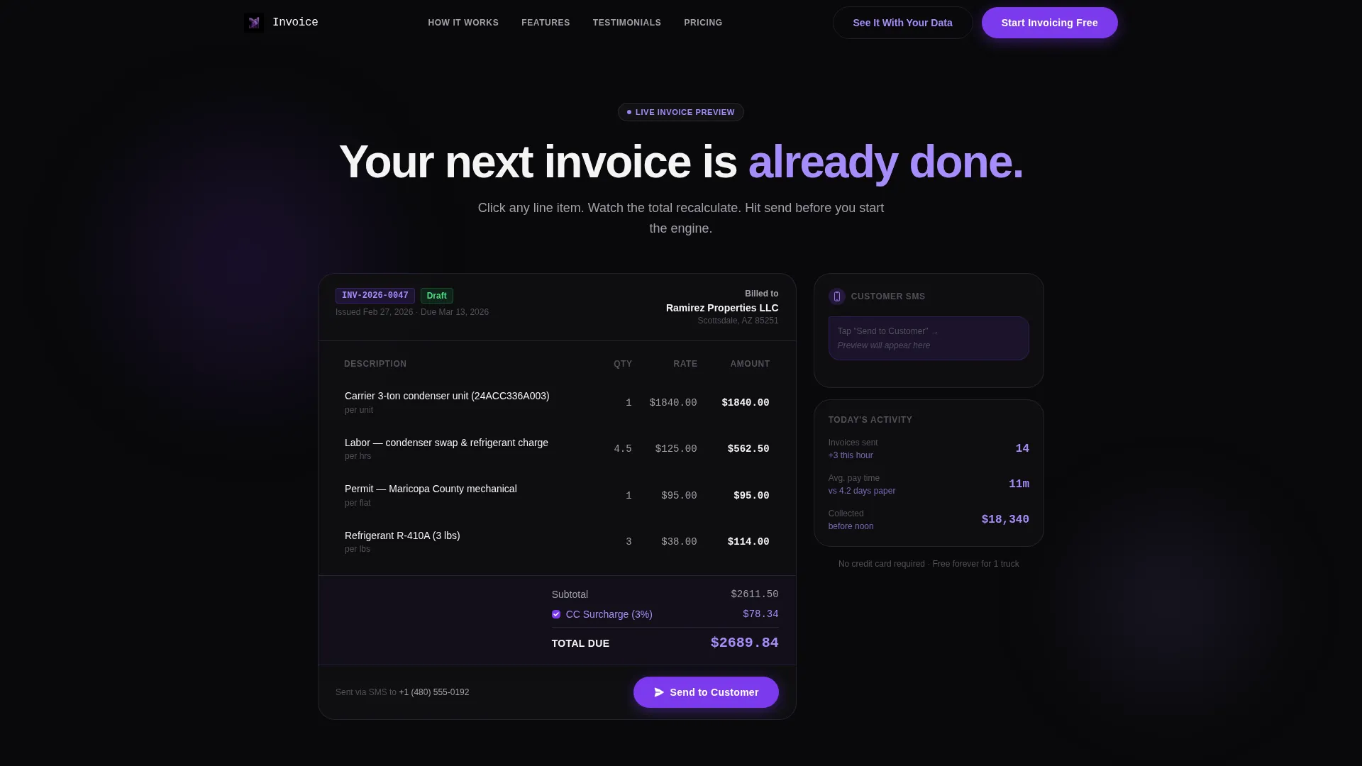 Home Services Software & SaaS Professional Website Template