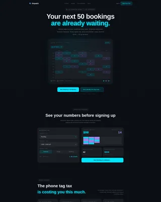 Service Coordination Landing Page Template