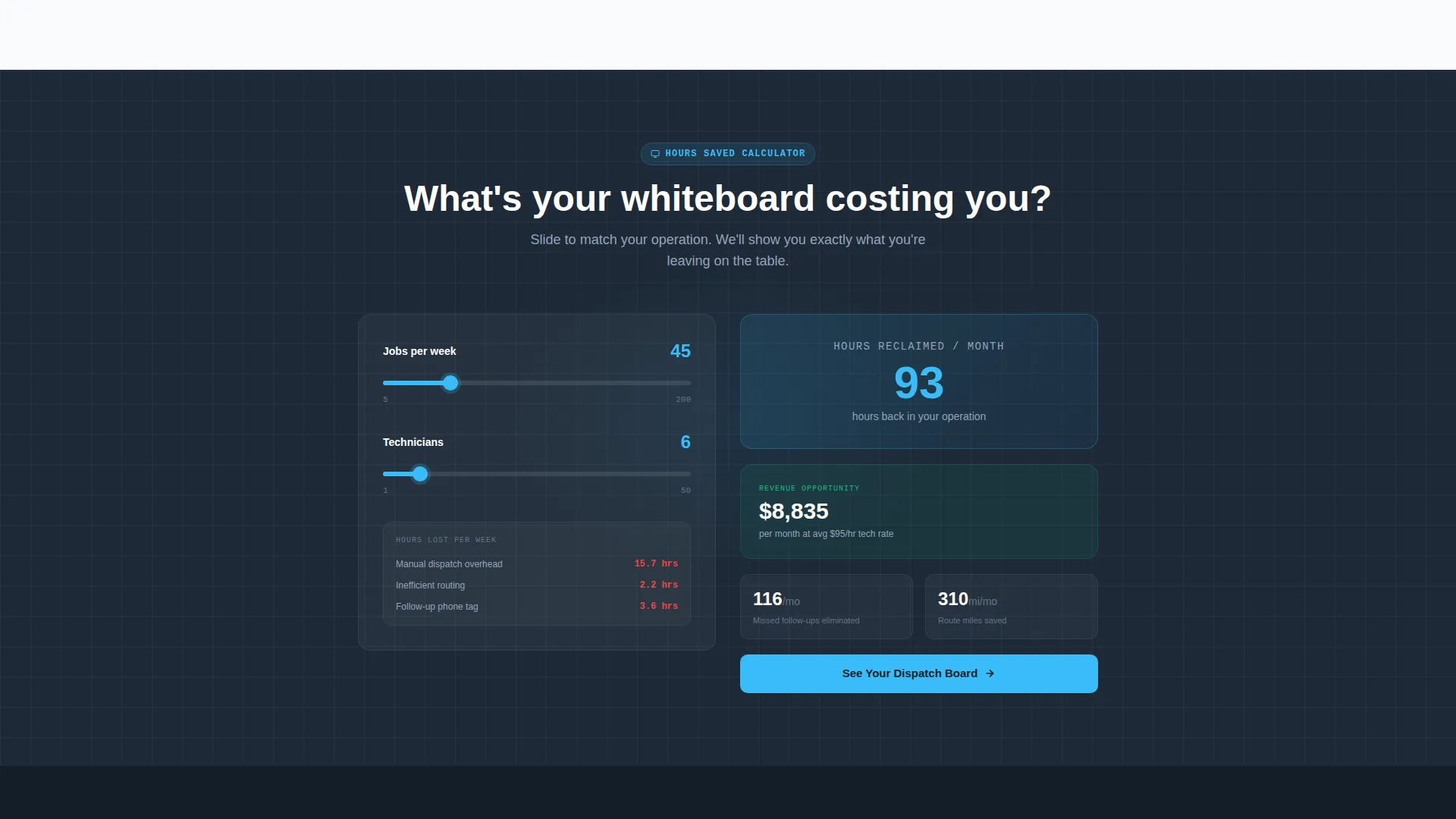 Field Service Landing Page Template