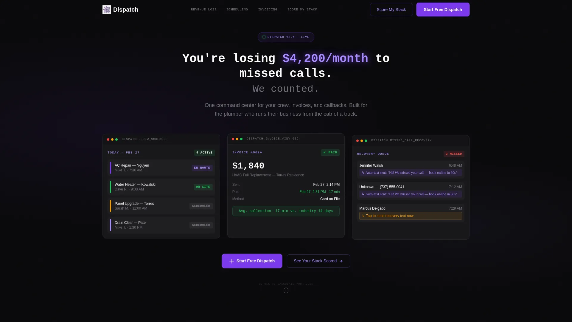 Operations Hub Landing Page Template