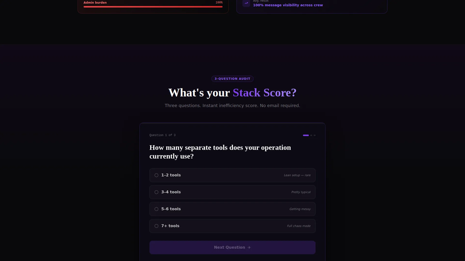 Home Services Client Portal Landing Page Template