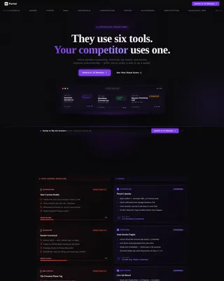 Home Services Client Portal Landing Page Template