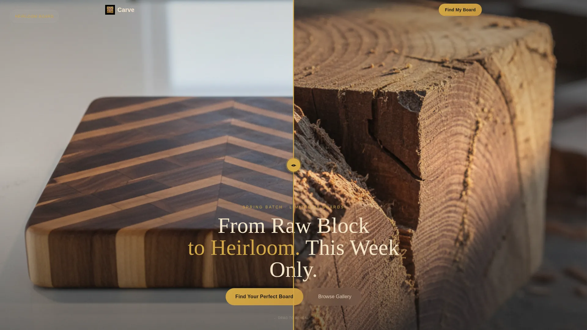 Heirloom Kitchenware Landing Page Template