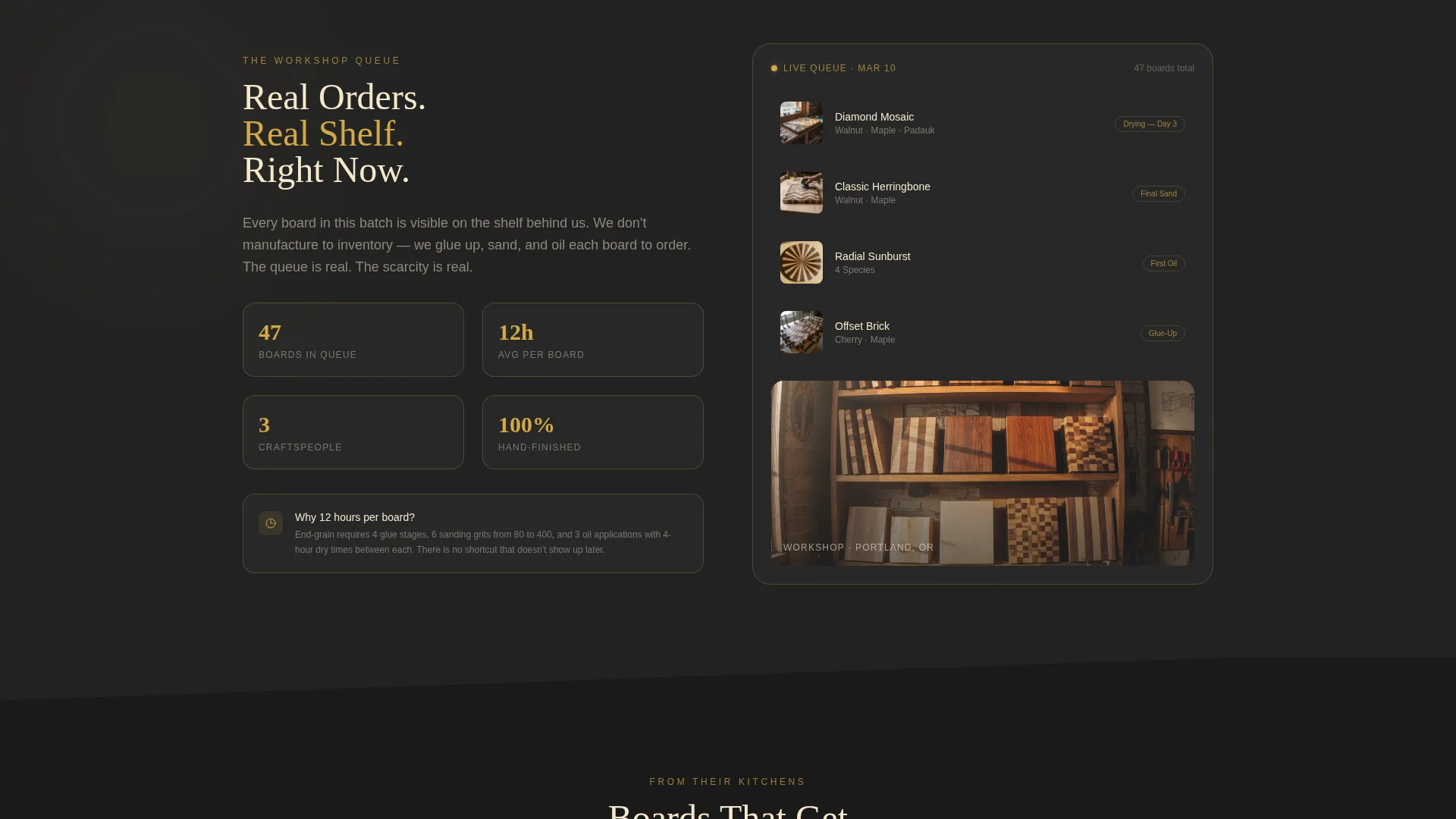 Heirloom Kitchenware Landing Page Template