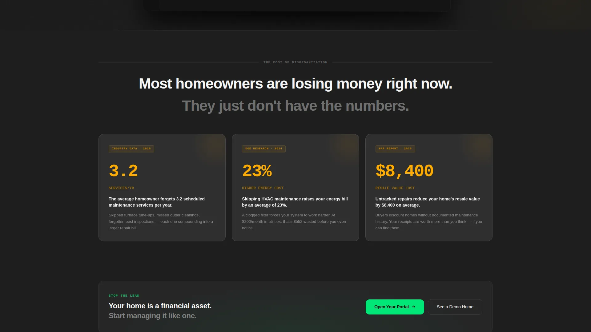 Home Ops Landing Page Template