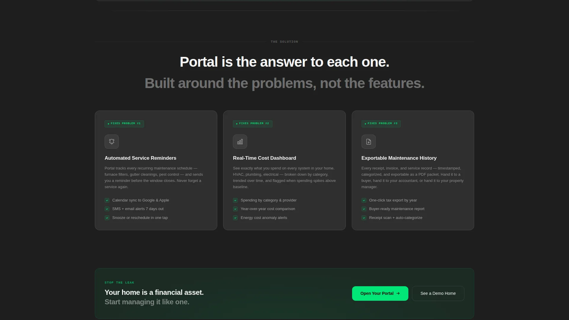 Home Ops Landing Page Template