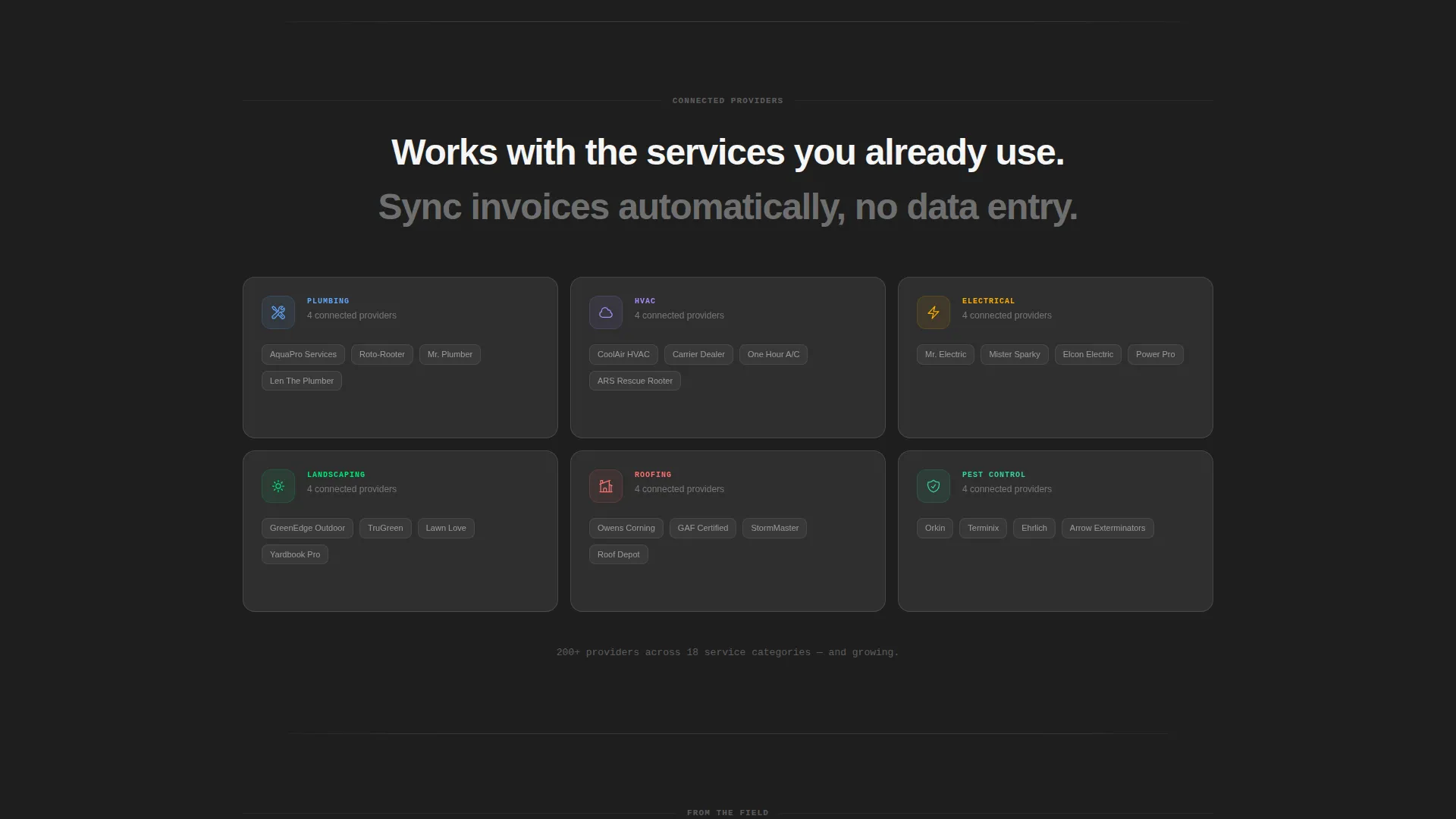 Home Ops Landing Page Template